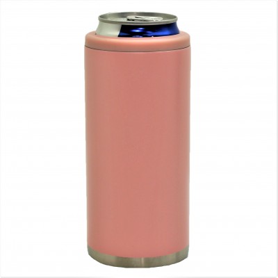500444- PEACH BLUSH 12OZ SLIM CAN KOOZIE